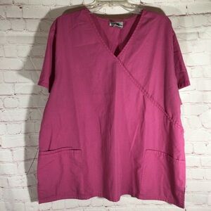 SB Scrubs Pink Scrub Top - Size 2X